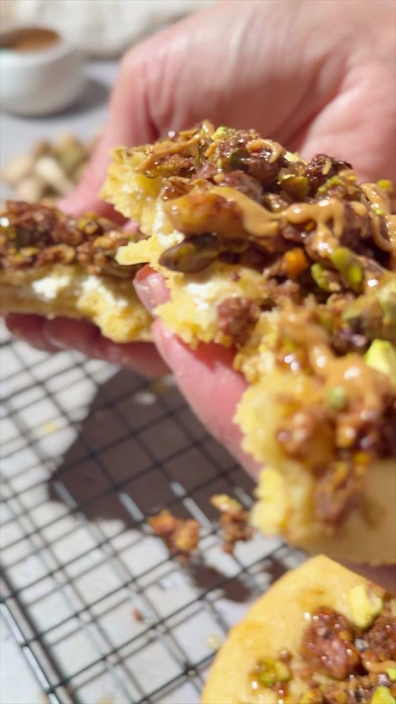 Baklava-Inspired Stuffed Cookies
