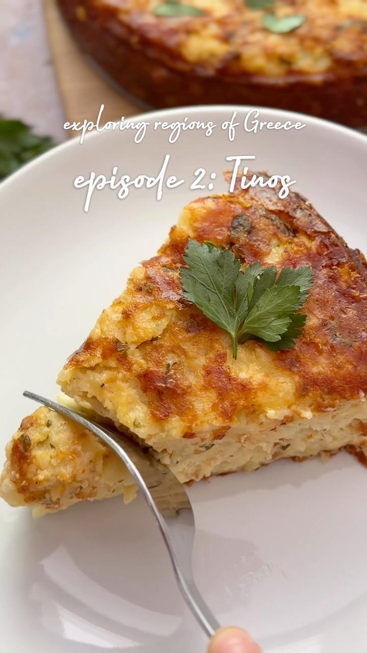 Greek Potato Pie from Tinos